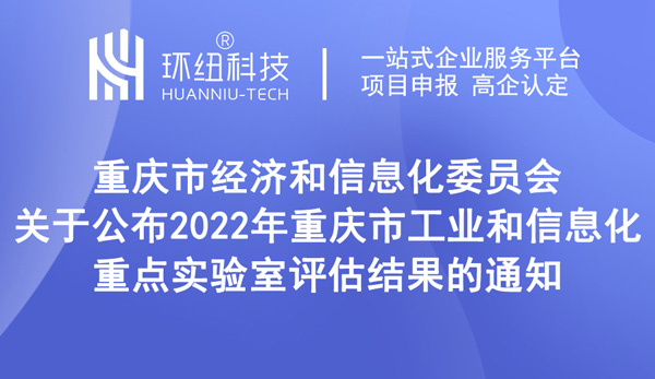 2022年重慶市工業(yè)和信息化重點(diǎn)實(shí)驗(yàn)室評估結(jié)果